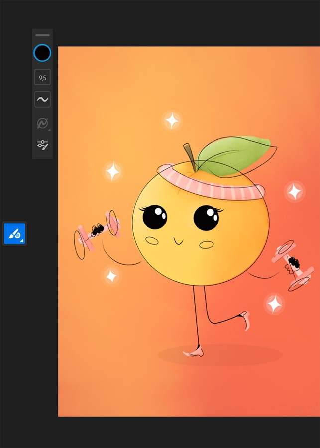 Wpis: Jak stworzyłam kartkę na zamówienie. Proces tworzenia w Adobe Fresco